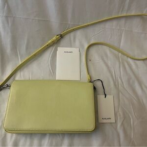 Aritzia Auxiliary Lemon Yellow Crossbody Bag
